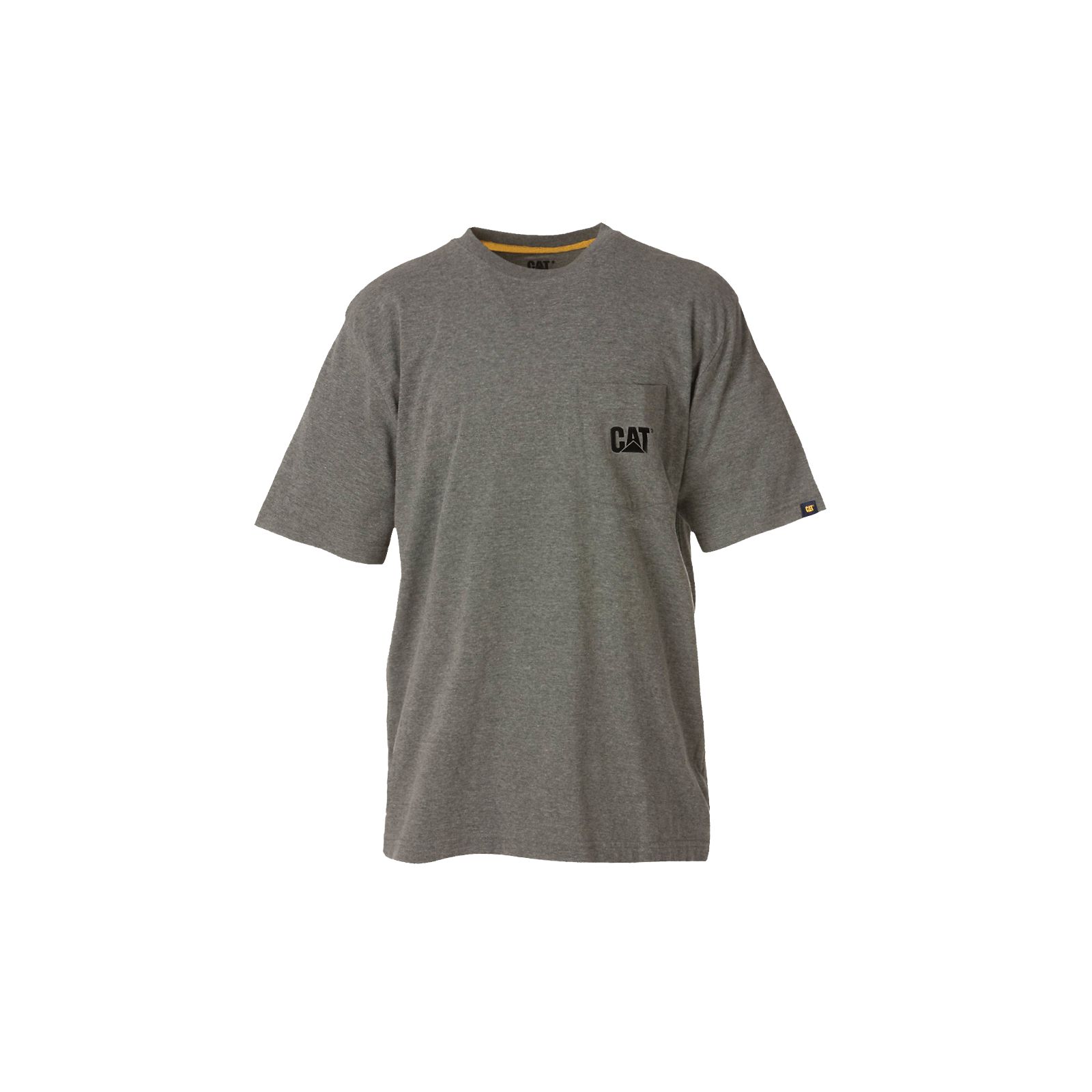 Caterpillar T-Shirts Dubai - Caterpillar Trademark Pocket Mens - Dark Grey PSXGZR782